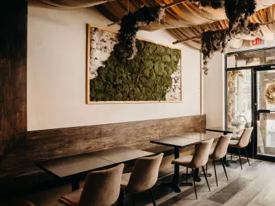 The dining room at Hawker in Kensington Market