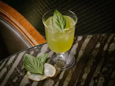 TIFF Toronto celebs | The Nashi cocktail at Mott 32, inside the Shangri-La Toronto