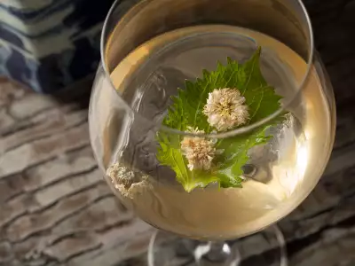 TIFF Toronto celebs | The Hanami cocktail at Mott 32, inside the Shangri-La Toronto
