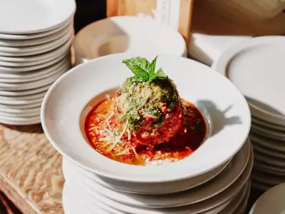 The Giant Meatball at Gio Rana’s Really Really Nice Restaurant (a.k.a., “The Nose”)