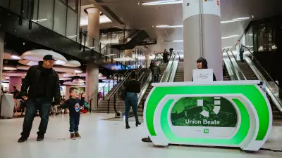Union Station Food Court DJ lunch hour