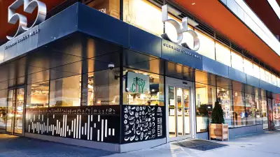 The new location of Fresh City Farms at Bay and Gerrard, Toronto