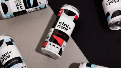 Stel and Mar premium red wine in a can and white wine in a can