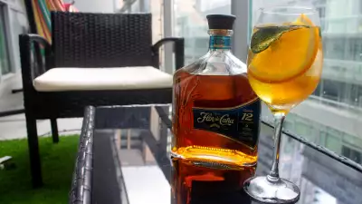 Flor de Caña | Flor Tonic on the patio