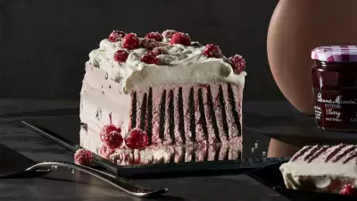 Cherry mascarpone ice box cake with Bonne Maman INTENSE Fruit Spreads