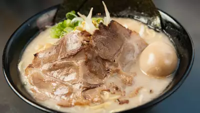 The best ramen in Toronto | A steaming bowl of pork ramen at Kinton