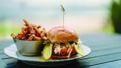 Spencer's at the Waterfront | Burger and fries