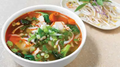 The best pho in Toronto | A bowl of soup at Golden Turtle Restaurant on Ossington