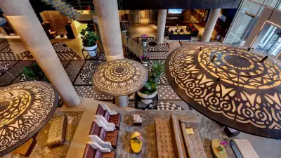 The best Toronto hotels for a staycation | Lobby at Hotel X