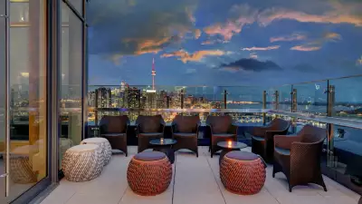 The best Toronto hotels for a staycation | Rooftop terrace at Hotel X