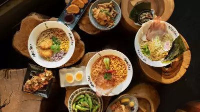 The best ramen in Toronto | A spread of dishes from Midori Ramen