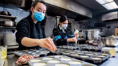 Toronto home cooks and their online food businesses | Kimberly Ng, founder of The Good Goods, with team member Sammi