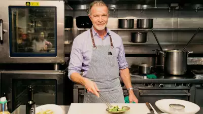 Mark McEwan in the kitchen