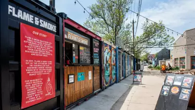 The best Toronto food markets | A row of vendors at Market 707