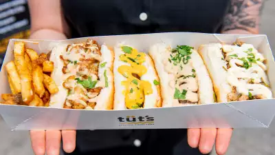 The best Toronto food markets | The Tut&rsquo;s Plus combo comes with four different sandwiches at Street Eats market
