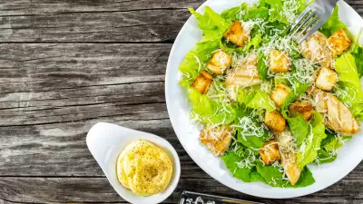 Azorean cheese from Portugal's Azores islands | Caesar salad with São Jorge DOP cheese recipe