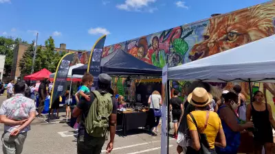 The freshest farmers&rsquo; markets in Toronto | A parking lot is transformed into the Afro-Carribean Farmers&rsquo; Market
