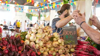 The freshest farmers&rsquo; markets in Toronto | Fresh radishes at the Brickworks Farmers' Market