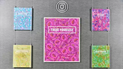 Things to do in Toronto this August 2021 | Candy prints hang on the wall at Candyland