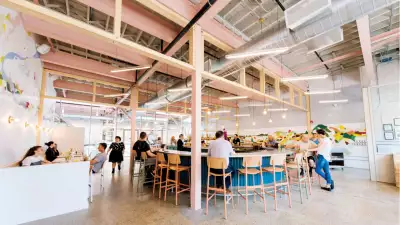 Avling, Leslieville's sustainable craft brewery | Inside the pastel-hued brewpub