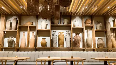 Toronto's best Greek restaurants | Stunning decor inside Myth on King West