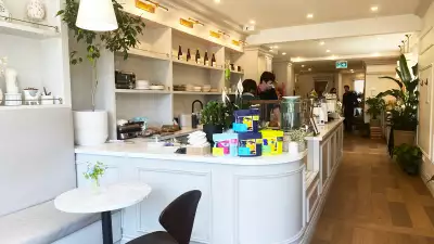 The front counter inside Olivia's Garden