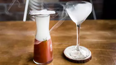 Accessible restaurants in Toronto | Smoking cocktails at Ration Beverly