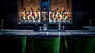 Accessible restaurants in Toronto | The bar inside Hy's steakhouse