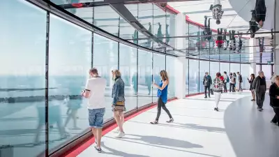 Accessible restaurants in Toronto | The Main Observation Deck at the CN Tower