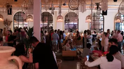Soluna | Dining room filled with guests at Soluna on Queen West