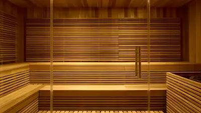 The sauna at The Royal Hotel, Picton