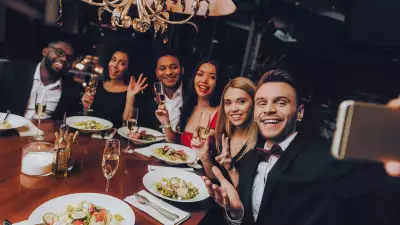 Fine Dining Lovers The Dining Out Survey | A group of friends around a table at a fine dining restaurant