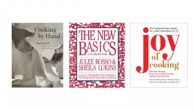 Bon App&eacute;tit host and test kitchen director Chris Morocco's cookbook recommendations: "Cooking by Hand," "The Joy of Cooking" and "The New Basics"