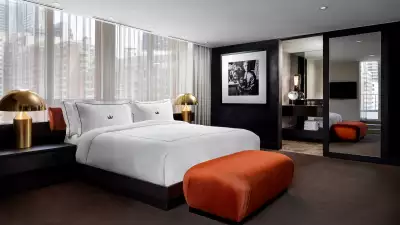 TIFF celebrity hotspots | A bedroom inside the Bisha Hotel