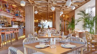 TIFF celebrity hotspots | The dining room at Kost, a 44th floor rooftop restaurant inside Bisha Hotel