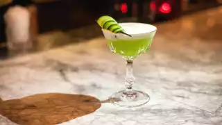 Cucumber Sour gin cocktail from NAO Steakhouse Cucumber Sour gin cocktail from NAO Steakhouse