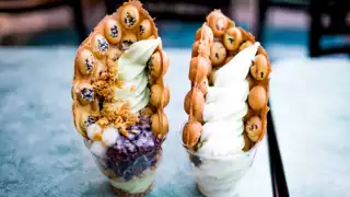 Wooffles and Cream Wooffles and Cream