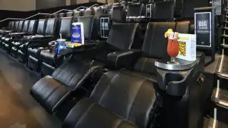 A VIP cinema screening A VIP cinema screening