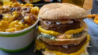 Doomie's vegan Big Mac | Best veggie burgers in Toronto Doomie's vegan Big Mac | Best veggie burgers in Toronto