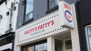 The best new restaurants in Toronto | The exterior of Matty's Patty's on Queen West
