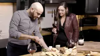 Wine and cheese pairings from Principle Fine Wines | Afrim Pristine and Elsa Macdonald