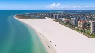 The sunset and beach in Florida's Paradise Coast