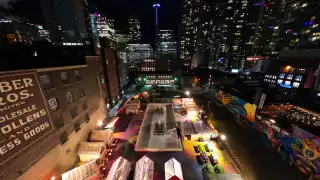 WinterViews skating rink in Toronto