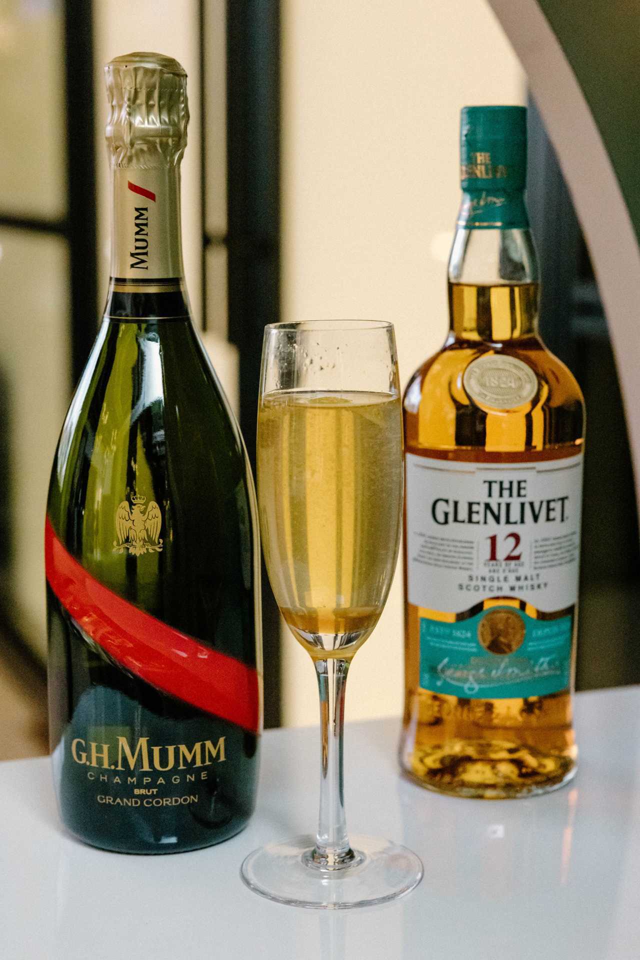 Foodism 40 | The Glenlivet French 75, a cocktail made with The Glenlivet 12 Year Old and champagne Foodism 40 | The Glenlivet French 75, a cocktail made with The Glenlivet 12 Year Old and champagne