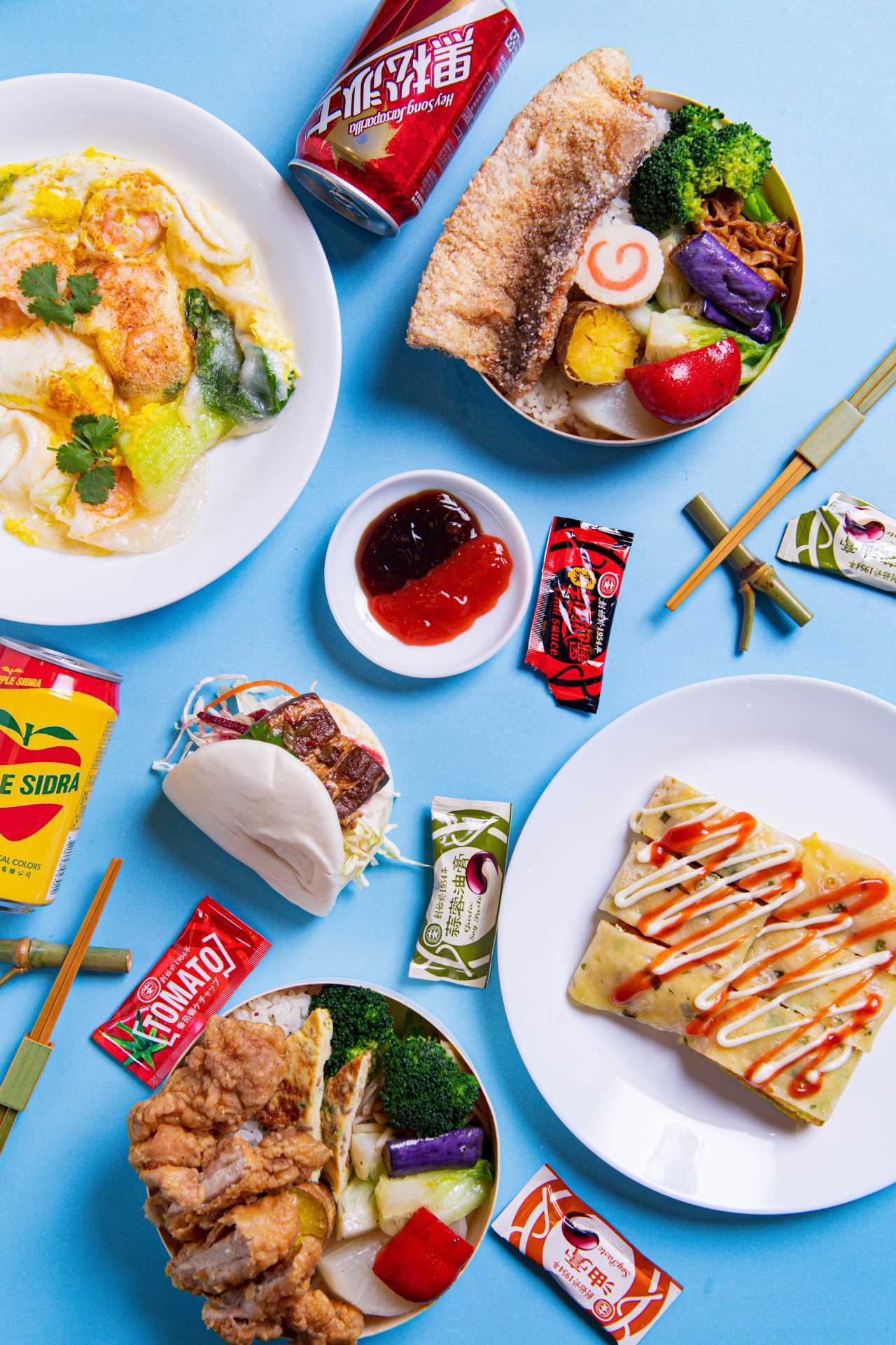 A spread of dishes at Maeli Market Taiwanese grocery with delivery and takeout in Toronto A spread of dishes at Maeli Market Taiwanese grocery with delivery and takeout in Toronto