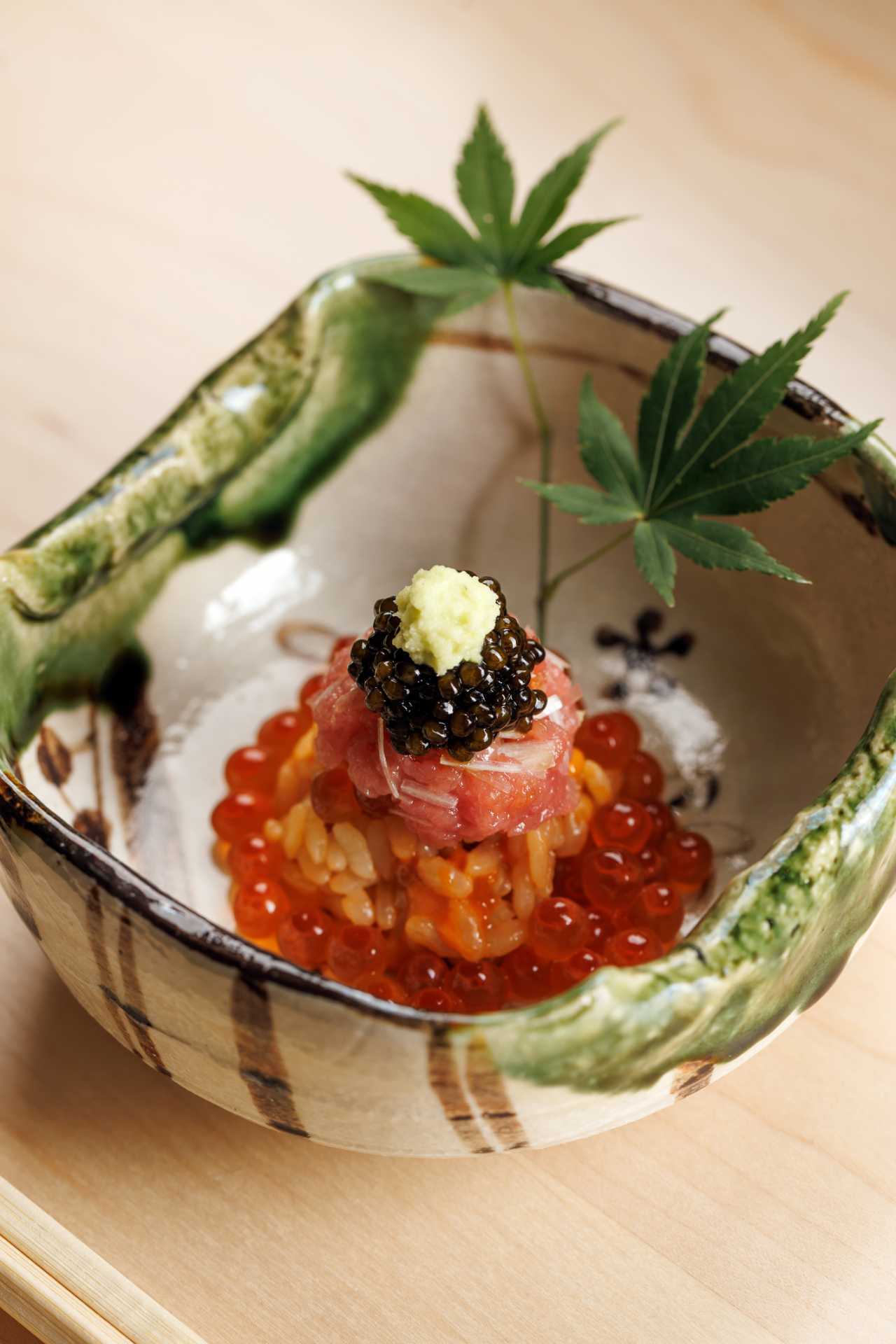 Sushi Yugen omakase in Toronto | Uni rice bowl Sushi Yugen omakase in Toronto | Uni rice bowl