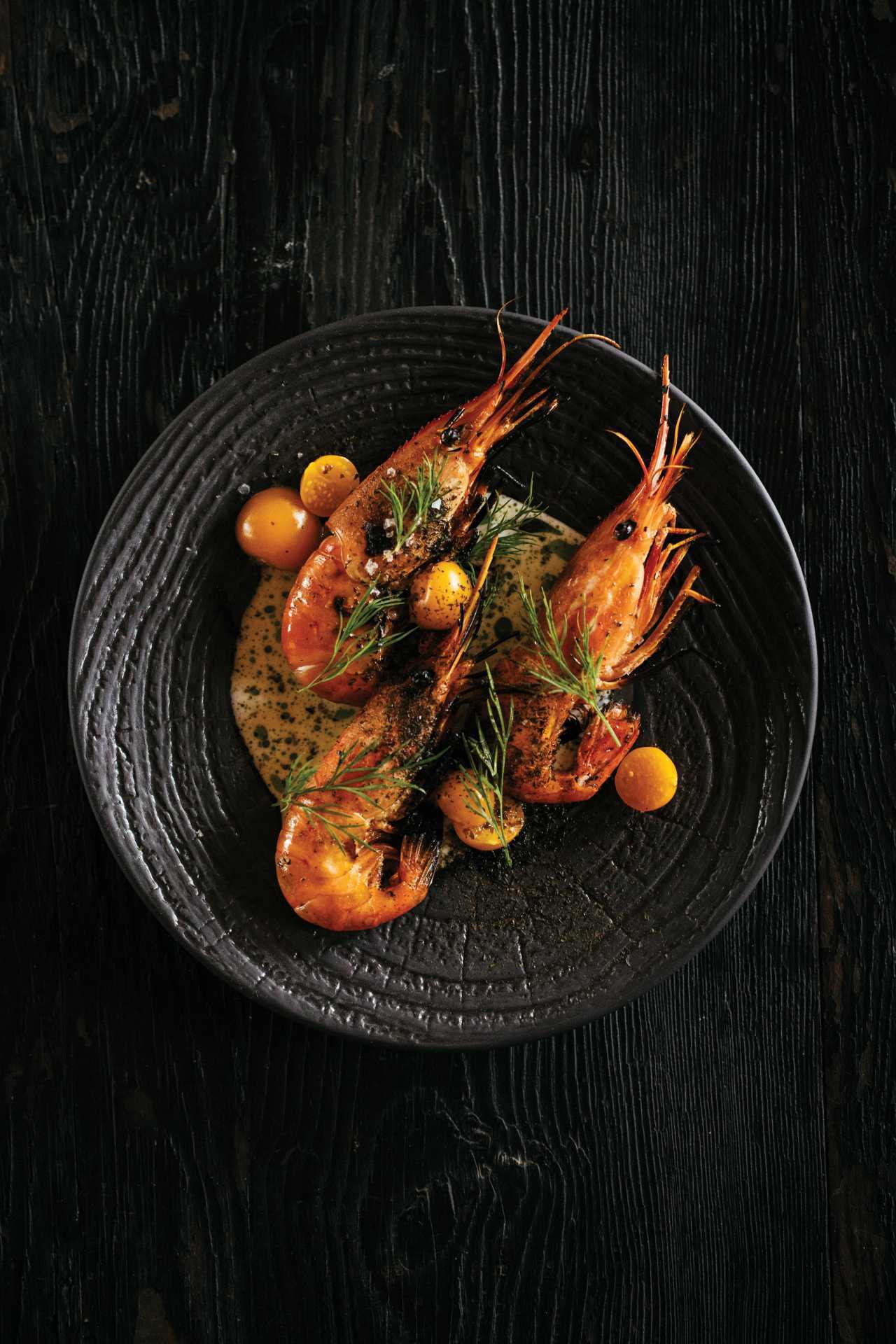 Seaweed benefits | Spot prawns served at a floating picnic Seaweed benefits | Spot prawns served at a floating picnic