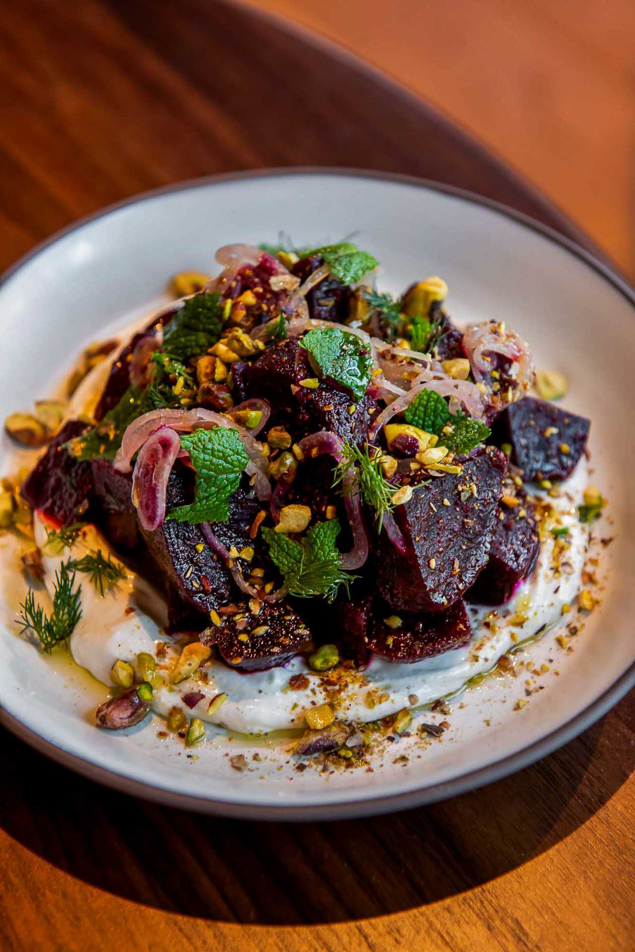 Best new Toronto restaurants | Spiced beet salad at Bridgette Bar Toronto