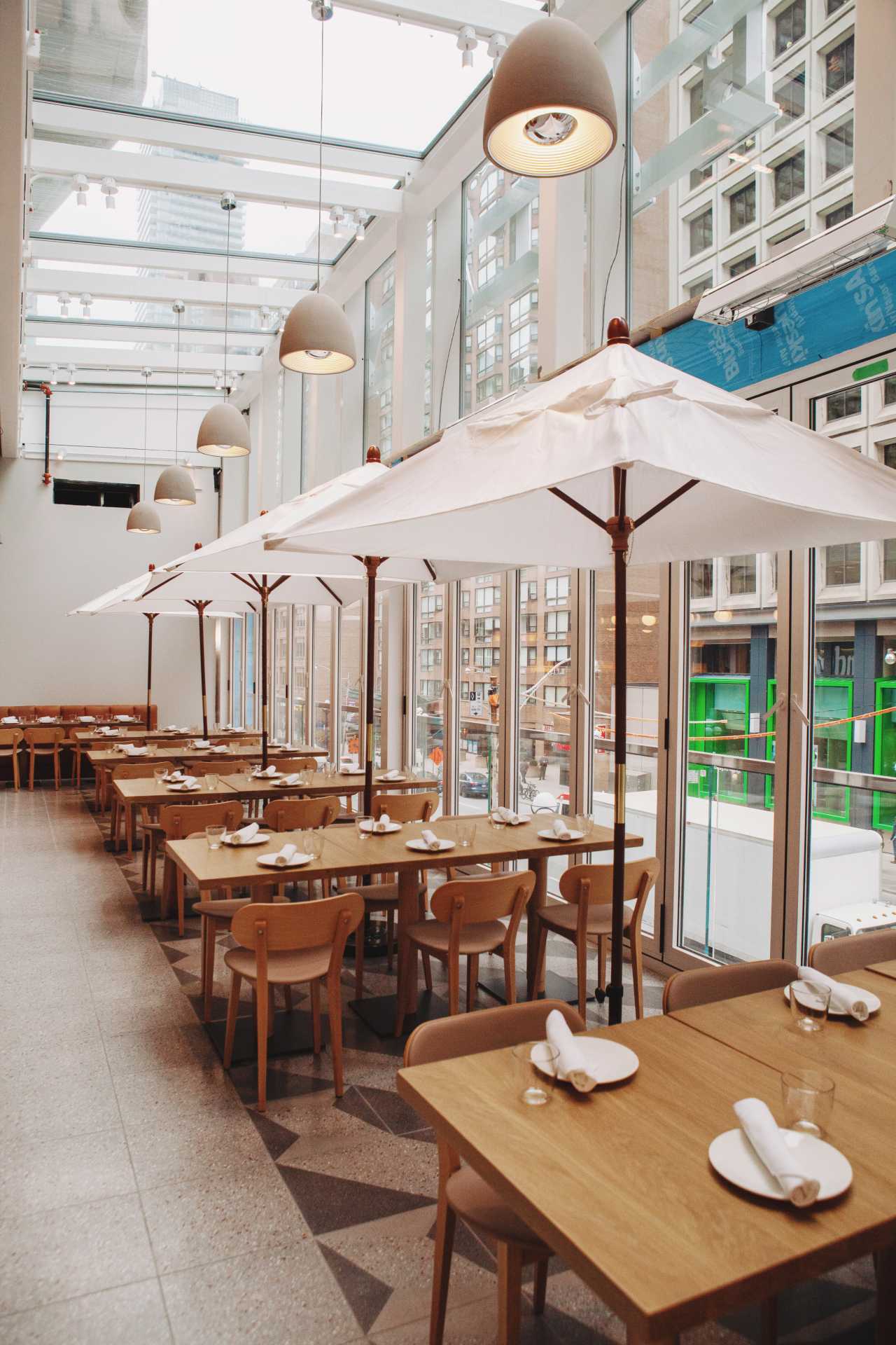 Best Italian restaurants in Toronto | Enclosed patio seating at Eataly, Toronto