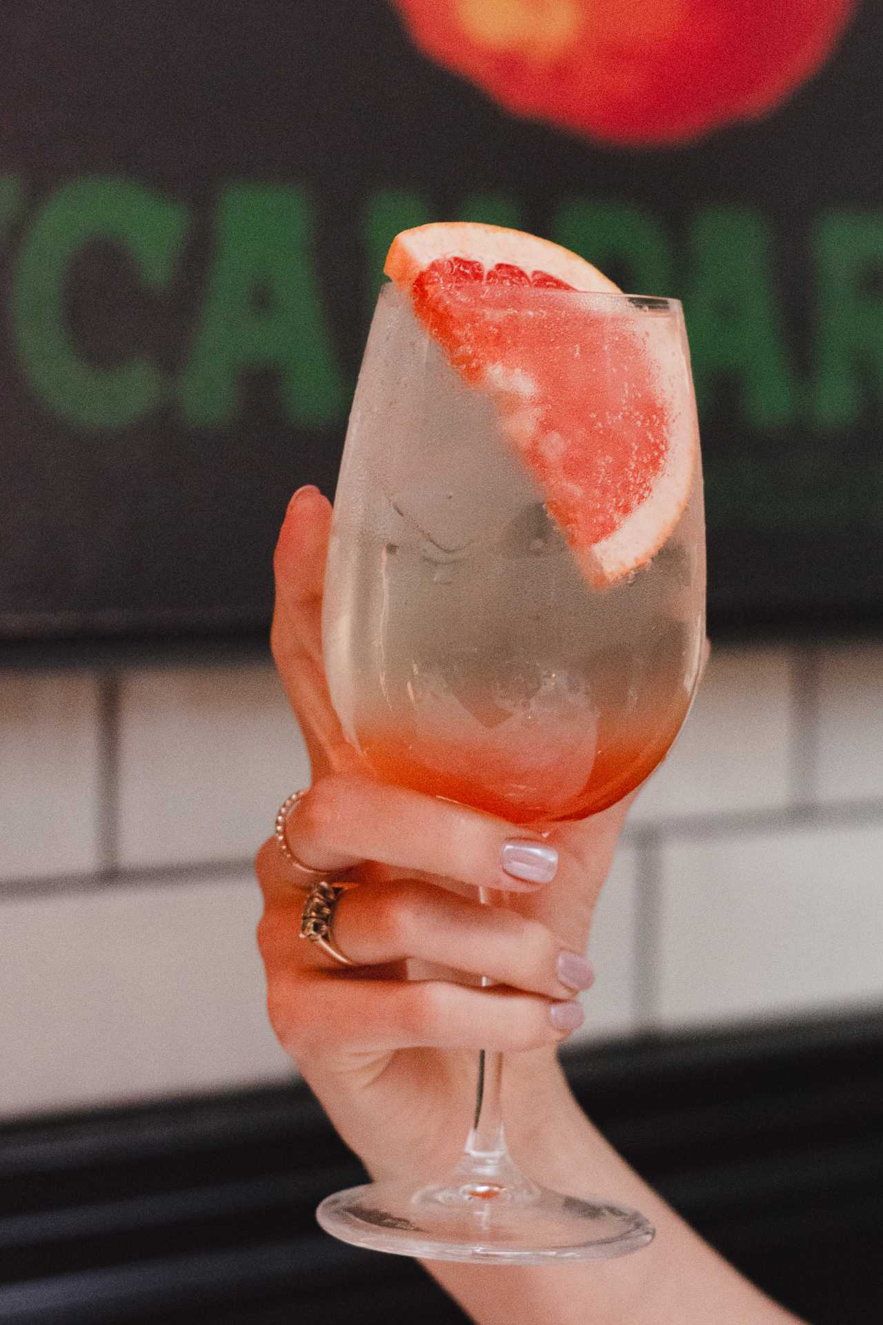 Cafe Renée, Toronto | An grapefruit cocktail at Cafe Renée